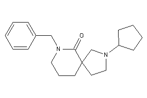 Image of 9-benzyl-2-cyclopentyl-2,9-diazaspiro[4.5]decan-10-one