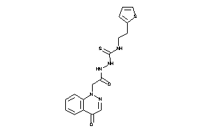 1-[[2-(4-ketocinnolin-1-yl)acetyl]amino]-3-[2-(2-thienyl)ethyl]thiourea