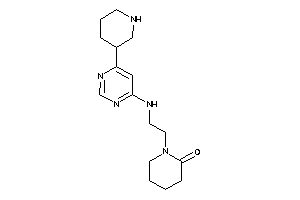 1-[2-[[6-(3-piperidyl)pyrimidin-4-yl]amino]ethyl]-2-piperidone