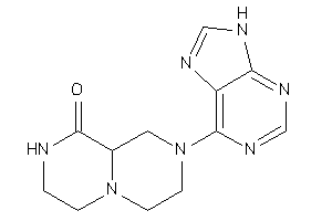 2-(9H-purin-6-yl)-3,4,6,7,8,9a-hexahydro-1H-pyrazino[1,2-a]pyrazin-9-one