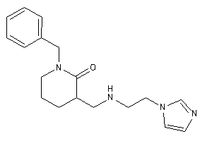 1-benzyl-3-[(2-imidazol-1-ylethylamino)methyl]-2-piperidone