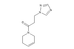 Image of 1-(3,6-dihydro-2H-pyridin-1-yl)-3-(1,2,4-triazol-1-yl)propan-1-one