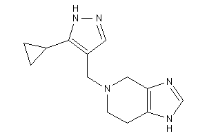 5-[(5-cyclopropyl-1H-pyrazol-4-yl)methyl]-1,4,6,7-tetrahydroimidazo[4,5-c]pyridine