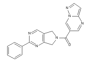 (2-phenyl-5,7-dihydropyrrolo[3,4-d]pyrimidin-6-yl)-pyrazolo[1,5-a]pyrimidin-6-yl-methanone