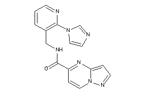 N-[(2-imidazol-1-yl-3-pyridyl)methyl]pyrazolo[1,5-a]pyrimidine-5-carboxamide