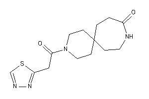 Image of 3-[2-(1,3,4-thiadiazol-2-yl)acetyl]-3,10-diazaspiro[5.6]dodecan-9-one