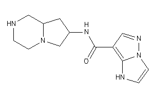 N-(1,2,3,4,6,7,8,8a-octahydropyrrolo[1,2-a]pyrazin-7-yl)-1H-pyrazolo[1,5-a]imidazole-7-carboxamide