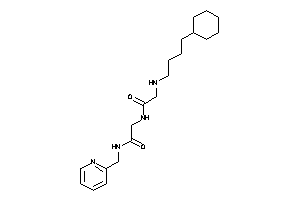Image of 2-(4-cyclohexylbutylamino)-N-[2-keto-2-(2-pyridylmethylamino)ethyl]acetamide