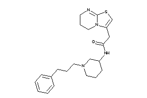 2-(6,7-dihydro-5H-thiazolo[3,2-a]pyrimidin-3-yl)-N-[1-(3-phenylpropyl)-3-piperidyl]acetamide