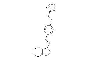 Indolizidin-1-yl-[4-(1,2,4-oxadiazol-3-ylmethoxy)benzyl]amine