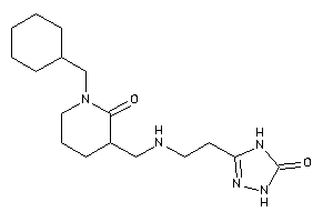 1-(cyclohexylmethyl)-3-[[2-(5-keto-1,4-dihydro-1,2,4-triazol-3-yl)ethylamino]methyl]-2-piperidone