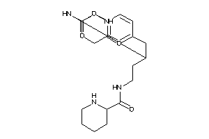 Image of N-[2-(6,9-diketo-2-oxa-7,10-diazabicyclo[11.2.2]heptadeca-1(16),13(17),14-trien-11-yl)ethyl]pipecolinamide