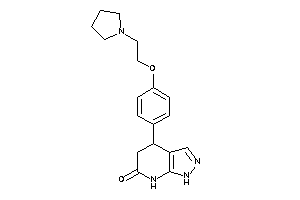 Image of 4-[4-(2-pyrrolidinoethoxy)phenyl]-1,4,5,7-tetrahydropyrazolo[3,4-b]pyridin-6-one