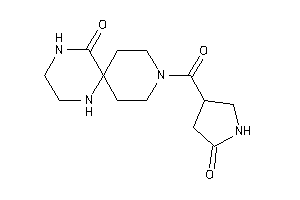 Image of 3-(5-ketopyrrolidine-3-carbonyl)-3,8,11-triazaspiro[5.5]undecan-7-one