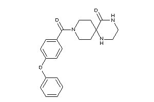 9-(4-phenoxybenzoyl)-1,4,9-triazaspiro[5.5]undecan-5-one