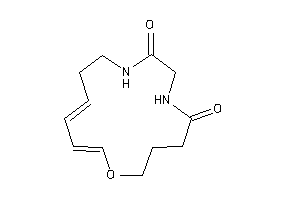 12-oxa-2,5-diazacyclopentadeca-8,10-diene-1,4-quinone