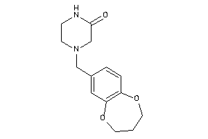 4-(3,4-dihydro-2H-1,5-benzodioxepin-7-ylmethyl)piperazin-2-one