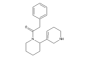 2-phenyl-1-[2-(1,2,3,6-tetrahydropyridin-5-yl)piperidino]ethanone