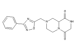 2-[(3-phenyl-1,2,4-oxadiazol-5-yl)methyl]-1,3,4,7,8,9a-hexahydropyrazino[1,2-a]pyrazine-6,9-quinone
