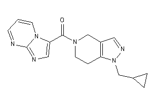 Image of [1-(cyclopropylmethyl)-6,7-dihydro-4H-pyrazolo[4,3-c]pyridin-5-yl]-imidazo[1,2-a]pyrimidin-3-yl-methanone