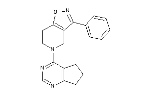 5-(6,7-dihydro-5H-cyclopenta[d]pyrimidin-4-yl)-3-phenyl-6,7-dihydro-4H-isoxazolo[4,5-c]pyridine