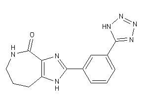 2-[3-(1H-tetrazol-5-yl)phenyl]-5,6,7,8-tetrahydro-1H-imidazo[4,5-c]azepin-4-one