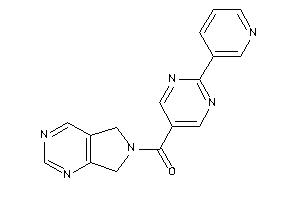 5,7-dihydropyrrolo[3,4-d]pyrimidin-6-yl-[2-(3-pyridyl)pyrimidin-5-yl]methanone