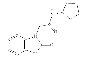 N-cyclopentyl-2-(2-ketoindolin-1-yl)acetamide