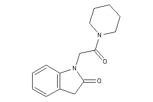 1-(2-keto-2-piperidino-ethyl)oxindole