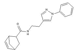 N-[2-(1-phenylpyrazol-4-yl)ethyl]bicyclo[2.2.1]hept-2-ene-5-carboxamide