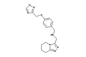 [4-(1,2,4-oxadiazol-3-ylmethoxy)benzyl]-(5,6,7,8-tetrahydro-[1,2,4]triazolo[4,3-a]pyridin-3-ylmethyl)amine