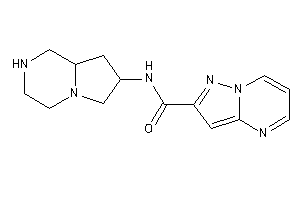 N-(1,2,3,4,6,7,8,8a-octahydropyrrolo[1,2-a]pyrazin-7-yl)pyrazolo[1,5-a]pyrimidine-2-carboxamide