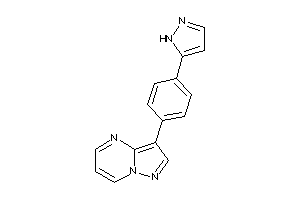 3-[4-(1H-pyrazol-5-yl)phenyl]pyrazolo[1,5-a]pyrimidine