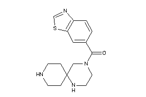 1,3-benzothiazol-6-yl(1,4,9-triazaspiro[5.5]undecan-4-yl)methanone