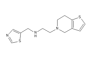 2-(6,7-dihydro-4H-thieno[3,2-c]pyridin-5-yl)ethyl-(thiazol-5-ylmethyl)amine