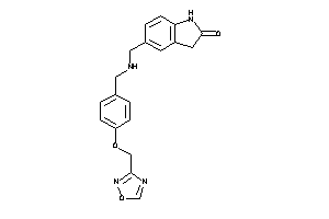 5-[[[4-(1,2,4-oxadiazol-3-ylmethoxy)benzyl]amino]methyl]oxindole