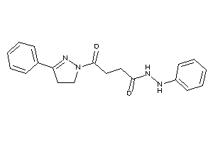 4-keto-N'-phenyl-4-(3-phenyl-2-pyrazolin-1-yl)butyrohydrazide