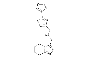 [2-(2-furyl)thiazol-4-yl]methyl-(5,6,7,8-tetrahydro-[1,2,4]triazolo[4,3-a]pyridin-3-ylmethyl)amine