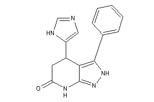 4-(1H-imidazol-5-yl)-3-phenyl-2,4,5,7-tetrahydropyrazolo[3,4-b]pyridin-6-one