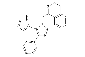 5-(1H-imidazol-2-yl)-1-(isochroman-1-ylmethyl)-4-phenyl-imidazole