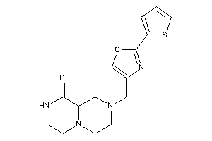 2-[[2-(2-thienyl)oxazol-4-yl]methyl]-3,4,6,7,8,9a-hexahydro-1H-pyrazino[1,2-a]pyrazin-9-one