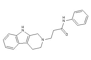 N-phenyl-3-(1,3,4,9-tetrahydro-$b-carbolin-2-yl)propionamide