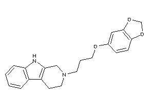 2-[3-(1,3-benzodioxol-5-yloxy)propyl]-1,3,4,9-tetrahydro-$b-carboline