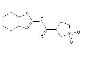 1,1-diketo-N-(4,5,6,7-tetrahydrobenzothiophen-2-yl)thiolane-3-carboxamide