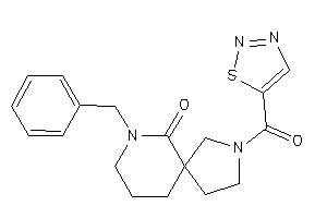 7-benzyl-3-(thiadiazole-5-carbonyl)-3,7-diazaspiro[4.5]decan-6-one