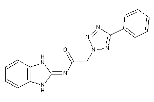 Image of N-(1,3-dihydrobenzimidazol-2-ylidene)-2-(5-phenyltetrazol-2-yl)acetamide