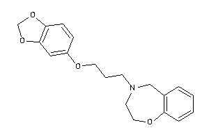 4-[3-(1,3-benzodioxol-5-yloxy)propyl]-3,5-dihydro-2H-1,4-benzoxazepine