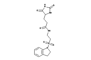 3-(2,5-diketoimidazolidin-4-yl)-N-(2-indolin-1-ylsulfonylethyl)propionamide