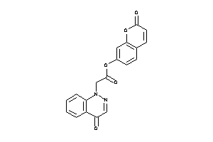 2-(4-ketocinnolin-1-yl)acetic Acid (2-ketochromen-7-yl) Ester