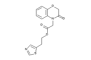 2-(3-keto-1,4-benzoxazin-4-yl)acetic Acid 2-thiazol-5-ylethyl Ester